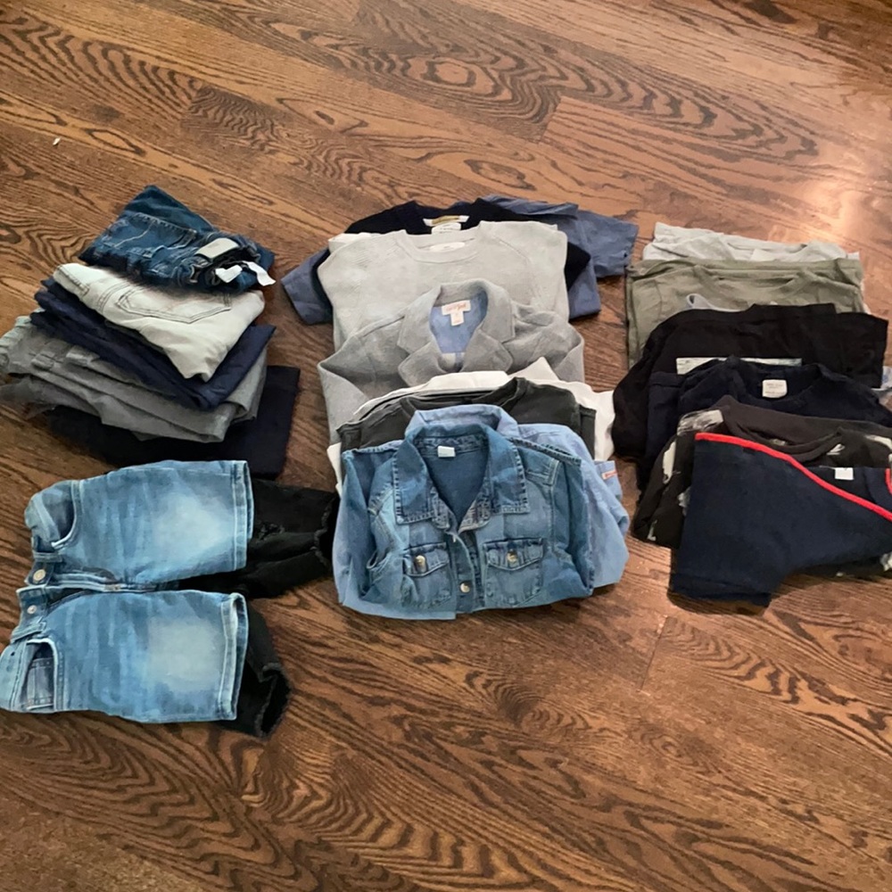 Toddler lot of shorts, pants shirts and tshirts